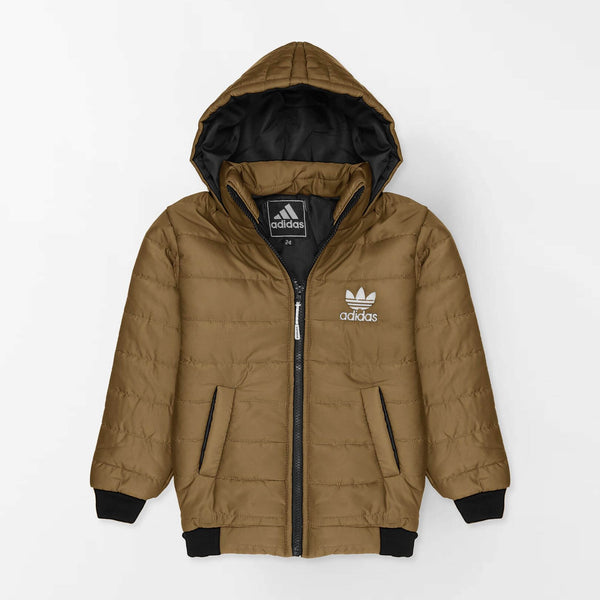 Kids Puffer Brown