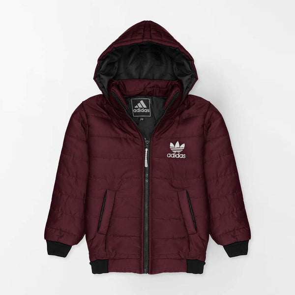 Kids Puffer Burgundy