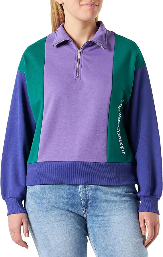 JCSAFINE Retro Sweatshirt Chive Blossom Mix